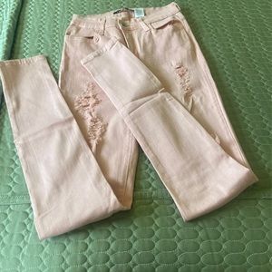 Pink high waisted fashion nova jeans SIZE 7